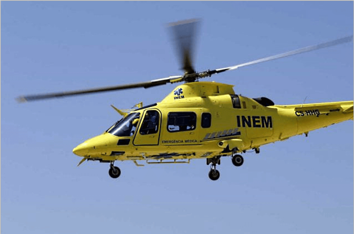 helicóptero do INEM